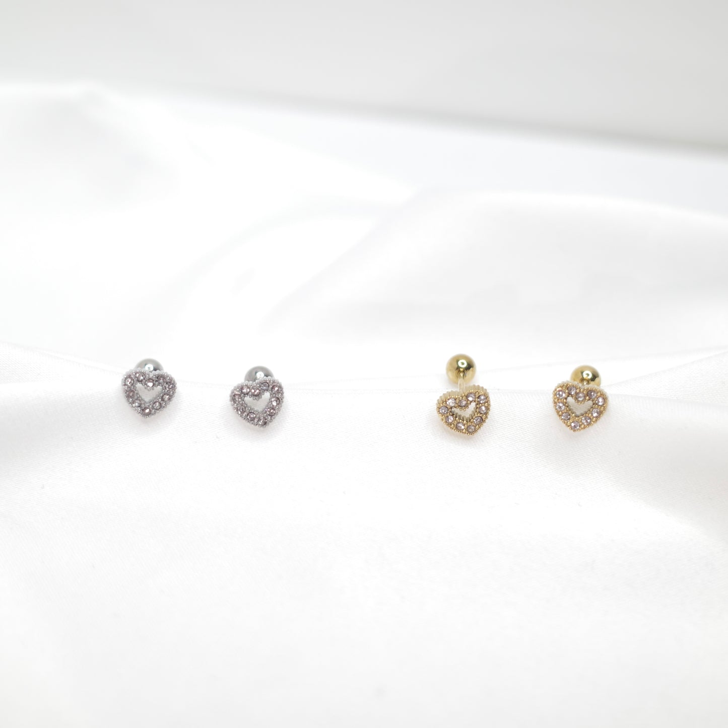 Amour Heart Studs