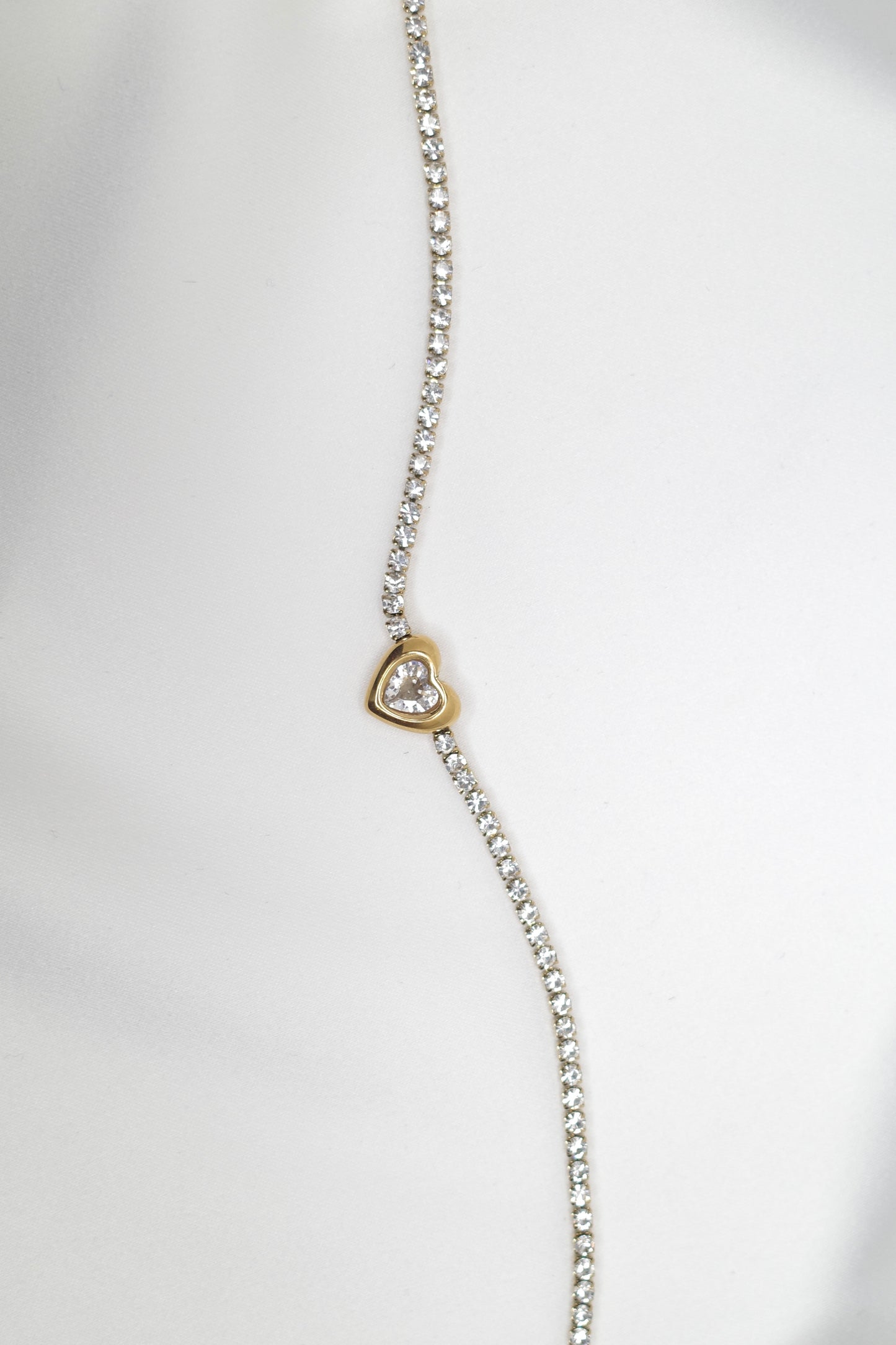 Amour Heart Tennis Bracelet