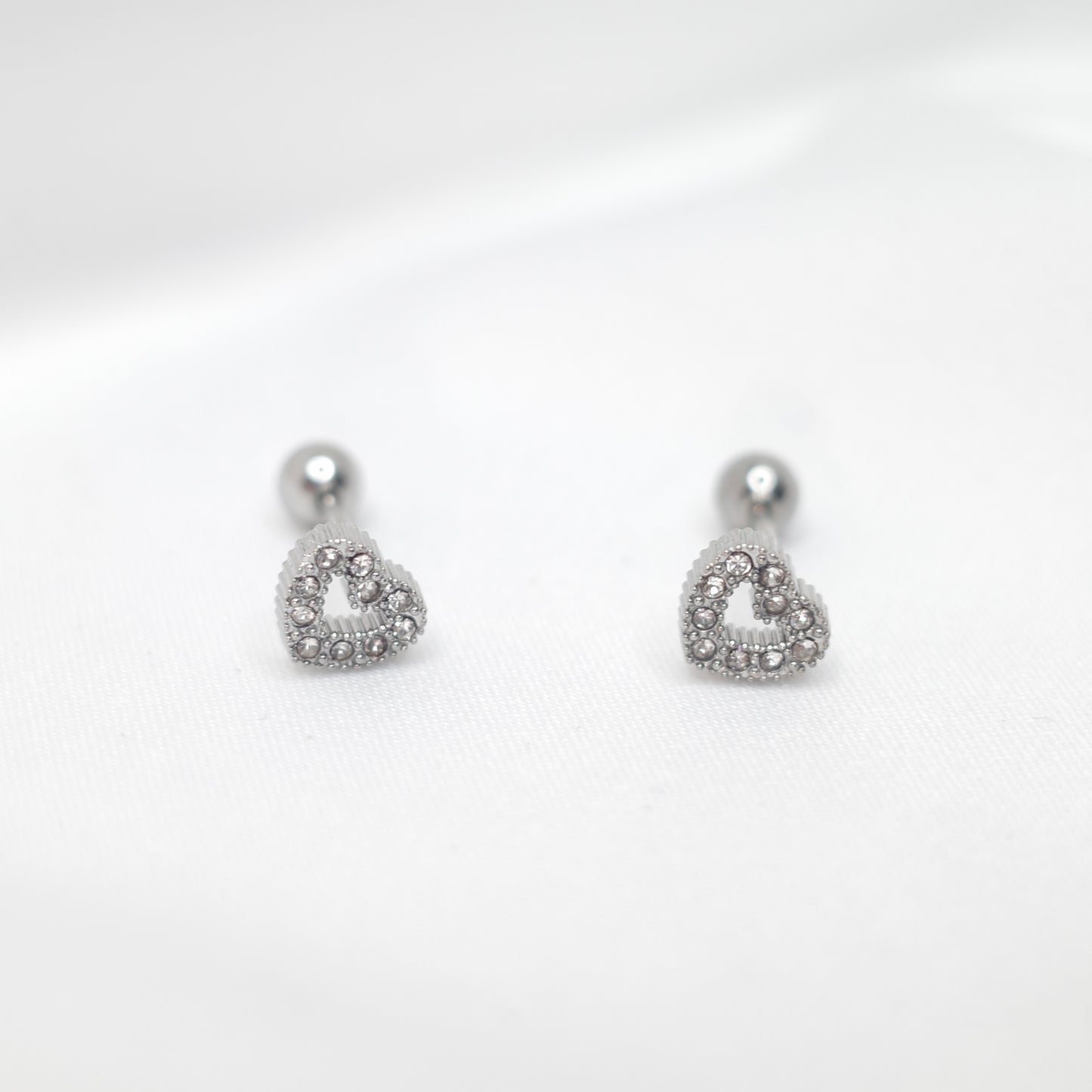 Amour Heart Studs