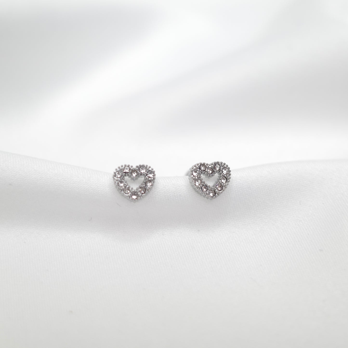 Amour Heart Studs