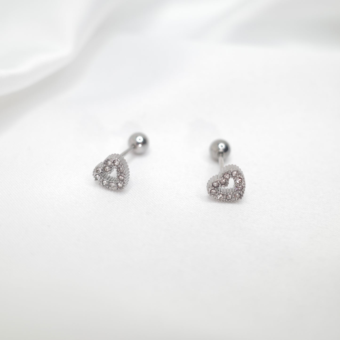 Amour Heart Studs
